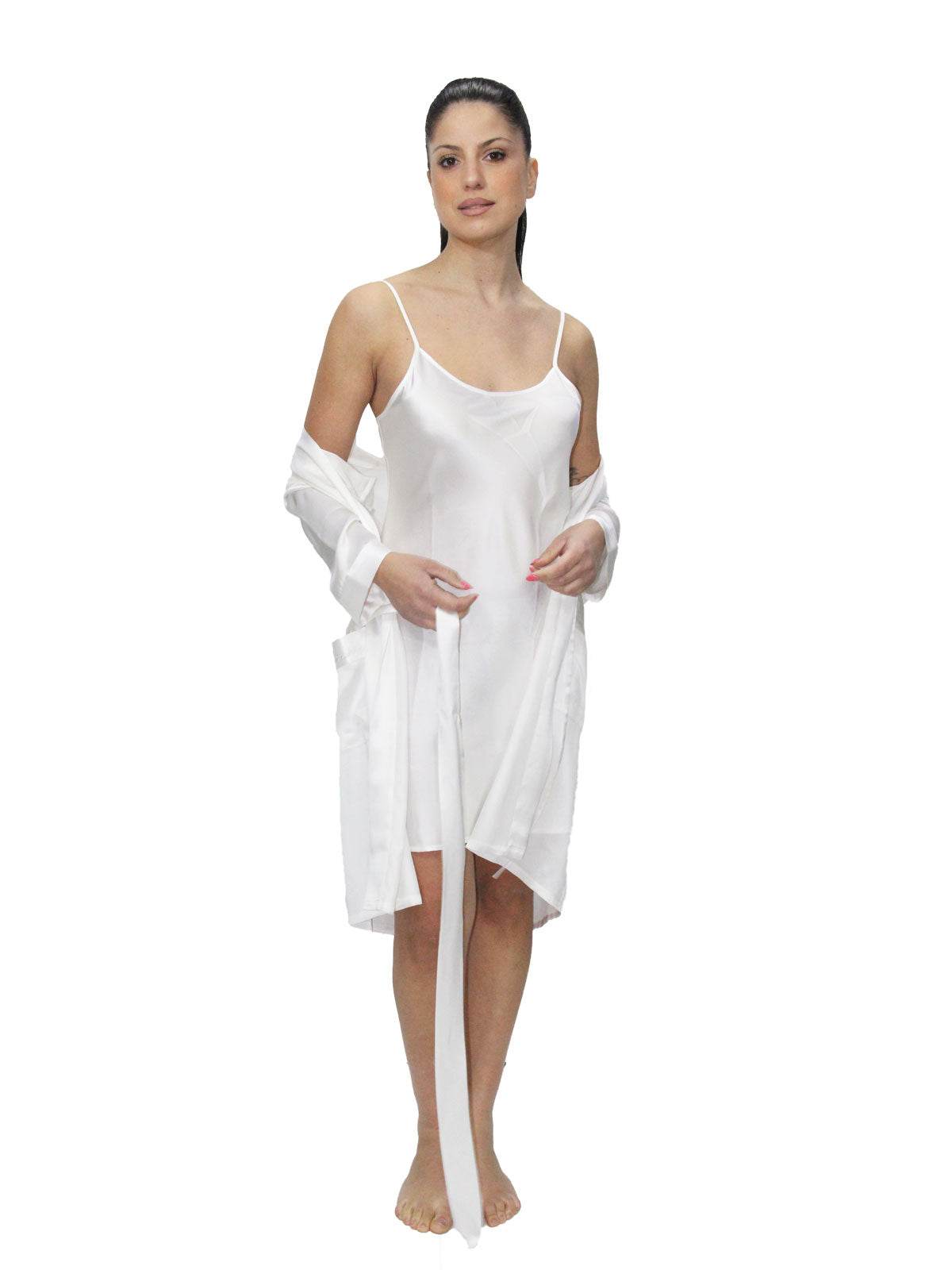 Completo parigina + Kimono corto Donna Soraya Blumarine Home - evabiancheria